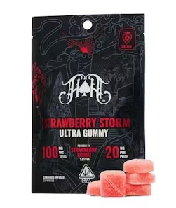 HEAVY HITTERS STRAWBERRY STORM ULTRA GUMMIES 100MG