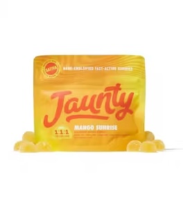 Mango Sunrise | 1:1:1 THC:CBG:CBD | Jaunty | 100mg | 10pk