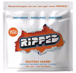 RIPPED DUTCH HAZE INFUSED PRE GROUND FLOWER